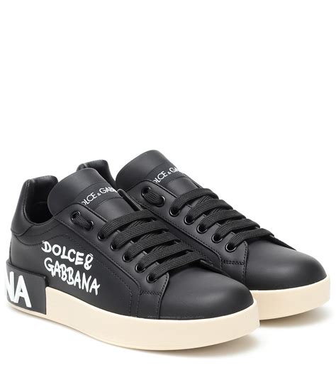 dolce gabbana black patent leather vintage sneakers|dolce and gabanna men sneakers.